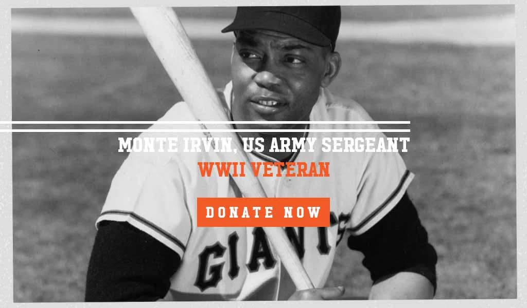 Monte Irvin, US Army Sergeant and WWII veteran